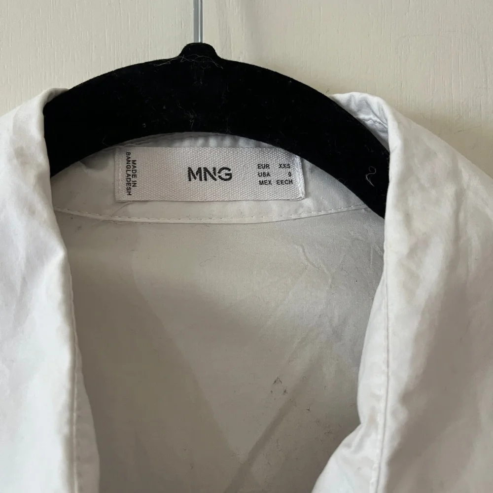 Mango White button down woman’s shirt - Picture 3 of 7